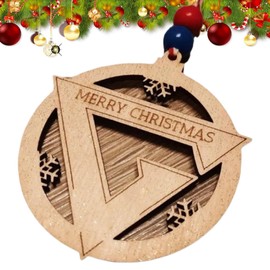 Wooden Christmas Ornaments - Gladiator Christmas Ornaments Christmas Tree Pendant,Christmas Tree Decor, Christmas Decorations for Home, Walls, Doors