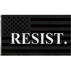 JOLCAHEU Resist Flag 4x6FT,Resist 4547 Protest Flag Anti Political Protest Flags with 2 Brass Grommets,Durable Polyester.