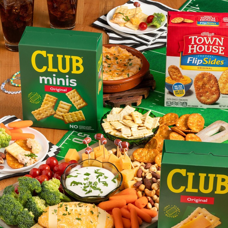 Club Snack Stacks Crackers, Lunch Snacks, Snack Crackers, Original, 12.5oz