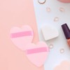 Baluue 50pcs Heart Shaped Powder Puff for Foundation Makeup Sponges