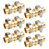 Garden Hose Repair Kit - 6 Pack Connectors with Clamps