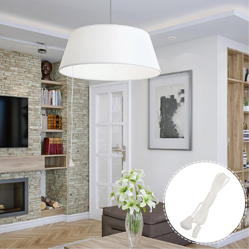 CNOYEEO 4pcs Replacement Nylon Pull Cord for Ceiling Light Switch,