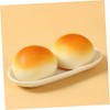 ibasenice 5pcs Simulated Bread Model Fake Food Baguette Pretzel Artificial