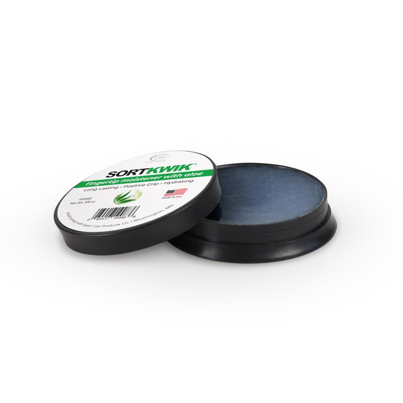 LEE 10083 Sortkwik Fingertip Moistener with Aloe – Non-Toxic, Odorless