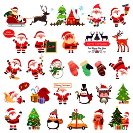 Awinmay Christmas Temporary Tattoos for Kids Stocking Stuffers and Gifts - 240 Pieces Christmas Fake Tattoo stickers for Boys and Girls,Christmas Party Favor Xmas Holiday Decorations Supplies 16 Sheet