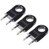 Flat Plug with Round Hole, Plug 230 V, 6 A,