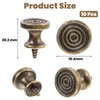 Trinkrittey 10Pcs Mini Drawer Knobs, Cabinet Knobs Self-Tapping Screws Pulls