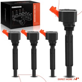 A-Premium Engine Ignition Coil Pack Compatible with Jeep Renegade 2015-2018 & Fiat 500 2018-2019, 500X 2016-2018, 500L 2014-2020, 1.4L, 4-PC Set