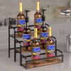 IYEBAU Coffee Syrup Rack,12 Bottle Capacity,3 Tier Coffee Bar Organizer,Kitchen