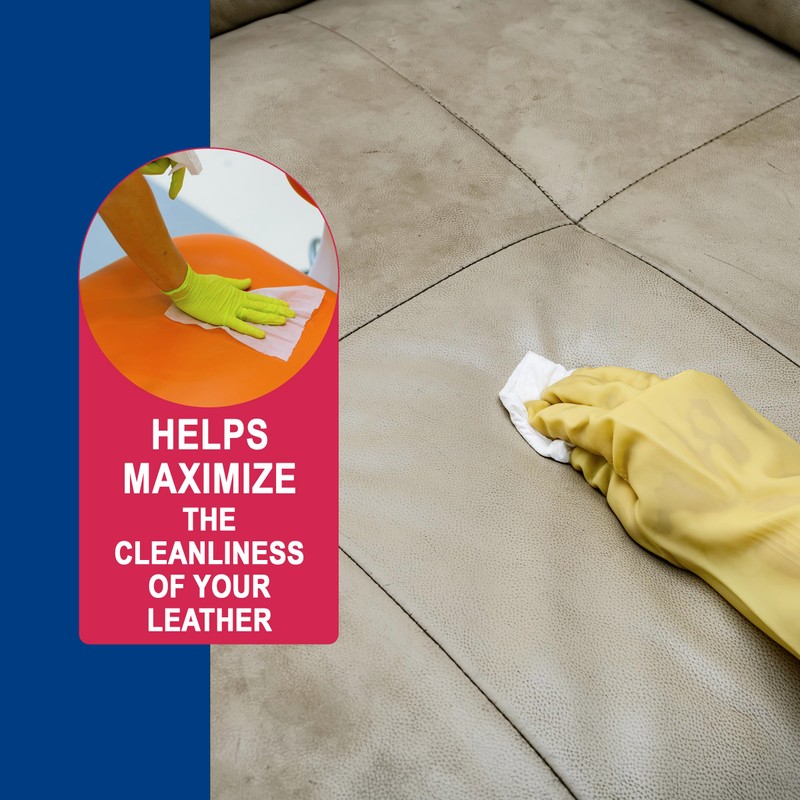 Mohawk Leather Clean and Renew Wipes, Leather Cleaner, M850-1019, 40