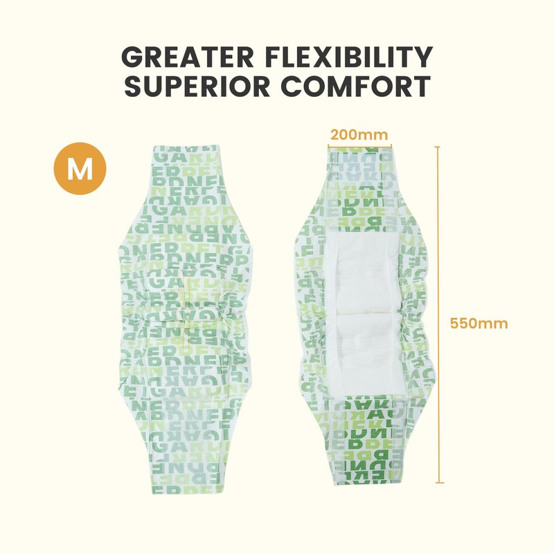 Gardner Pet Male Dog Diapers Disposable 30 Ct, Male Dog