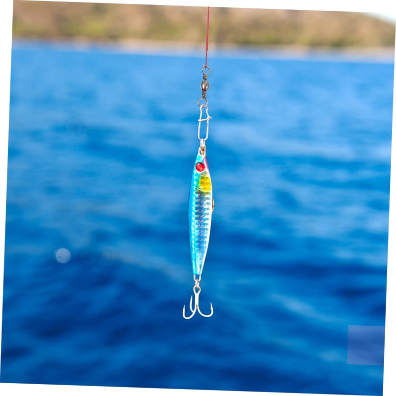 NOLITOY 100pcs Fishing Wire Leader with Swivel Bite-Resistant Rig for