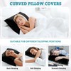 Tudomro 1 Piece Curved Pillow Case Side Sleeper Pillowcase (Only