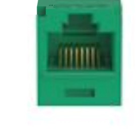 Panduit CJ5E88TGGR Mini-Com Green RJ45 Keystone Punch Down Jacks  (Lot of 12)