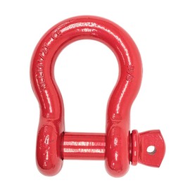 Mytee Products 1-3/8" Anchor Shackle Forged Carbon Steel w/Alloy Screw Pin Load Limit # 13.5 Tons (27,000 lbs) | Double Rust Protection Heavy Duty D Ring Shackle for Towing & Vehicle Recovery