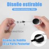 Zcgoingtech 2pzs Porta Credencial Gafete Retráctil Para Hombres Y Mujers