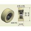 4 Pieces Nylon Polyamide Rollers 40 mm diameter 16 mm