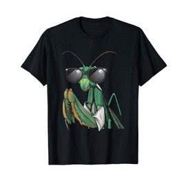 Praying Mantis Wearing Sunglass Costume Funny Bug Insect T-Shirt
