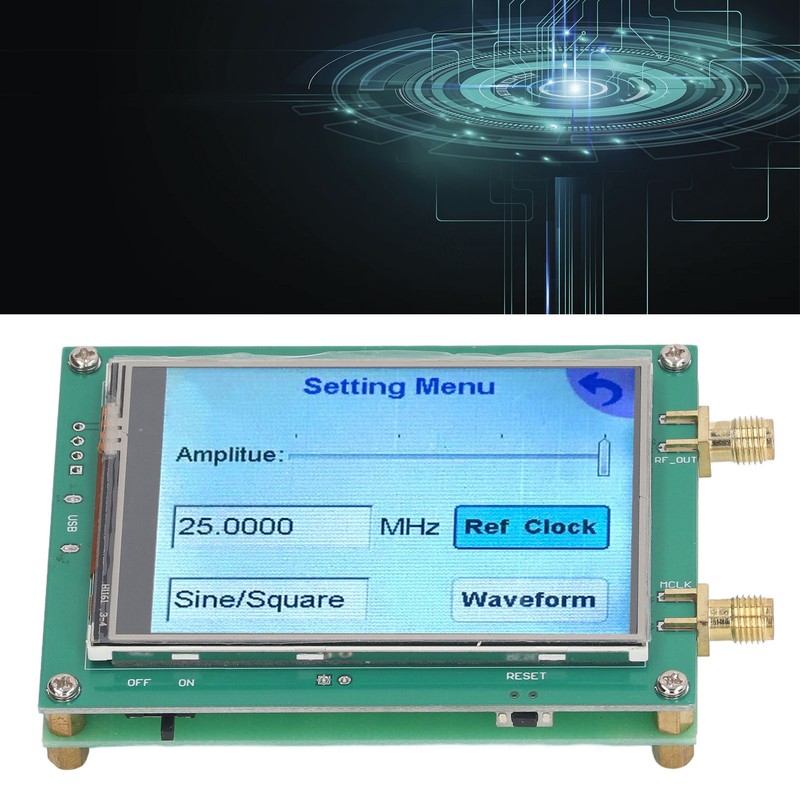 Signal Generator RF Frequency Generator Module 138‑4400MHz Touch Screen ADF4350