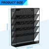 GDINDINFAN Wall File Organizer Holder Mesh Hanging Paper Document Holder,Vertical