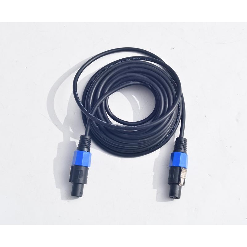 2 Pack 50 ft Male Speakon to Speakon Cables, Professional