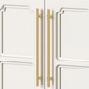 Rergy Cabinet Handles Drawer Pulls and Knobs, 10Pack Gold 8inch