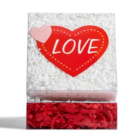 JCXPACK 15PCS Clear Single Cookies Boxes 4 3/8" x 4 3/8" x 1 1/5" Bakery Boxes for Wedding Favors Party