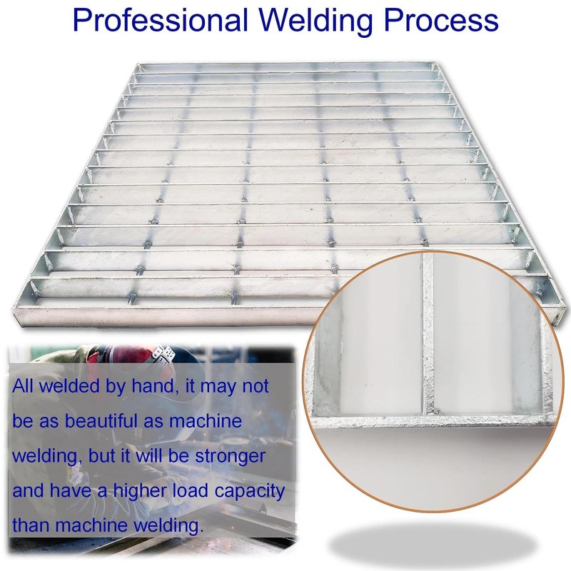 DuuMuut Galvanized Steel Drain Grate 20x20 in, B-Class 28100 lbs