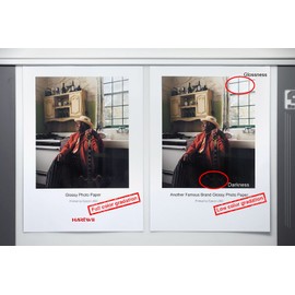 Hartwii 120 Sheets 260Gsm A4 High Glossy White Photo Paper Inkjet Paper for Printing Picture