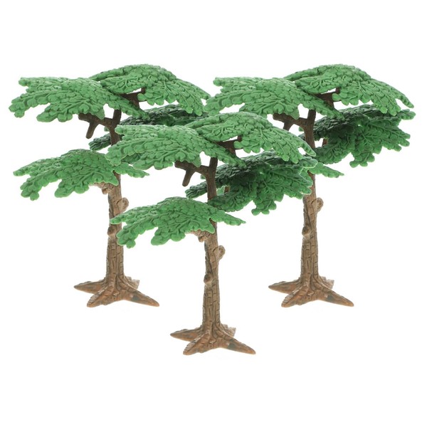 Tofficu 3PCS Miniature Pine Tree Set - Artificial Evergreen Landscape