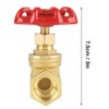 Brass Gate Valve DN15 G1/2 - Direct path for water,