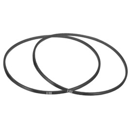 sourcing map 2Pcs O-900 O Type V-belt 900mm/35.4" Inner Length x 0.39" Width x 0.24" Height, O-type Closed-Loop Rubber Transmission Belt