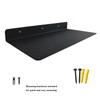 VOHYOV Linear Floating Shelf Wall Mounted Metal Shelves Heavy Duty
