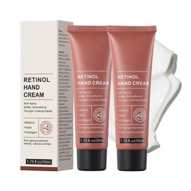 Retinol Firming Hand Cream-Hand Cream For Women-Firming Hand Lotion with R-etinol,Gold & Collagen-Retinol H-and Cream for Softer, Smoother &Younger Looking Hands-H-and Cream for Very Dry Hands 2PCS