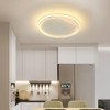 AOMEI White Full Spectrum Modern Minimalist Living Room Ceiling Light,Ultra-Thin