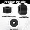 8 Pcs 1/2 Inch Rubber Spacer Rubber Washers for Bolts