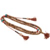Hztyyier 108 Beads Tibetan Rosary Yak Bone Prayer Beads Tibetan