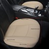 EDEALYN Front PU Leather Car Seat Cover Bottom Auto Seat