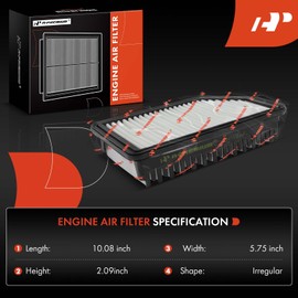 A-Premium 2-PC Engine & Cabin Air Filter with Activated Carbon Compatible with Hyundai Accent 2012-2017, Veloster 2012-2017 & Kia Rio 2012-2017 Replace# A5206, C35865