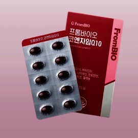 Frombio Coenzyme Q10 CoQ10 1 box (1 month supply) Vitamin Zinc Health Functional Food Vitality / 프롬바이오 코엔자임Q10 코큐텐 1박스 (1개월분) 비타민 아연 건강기능식품 활력