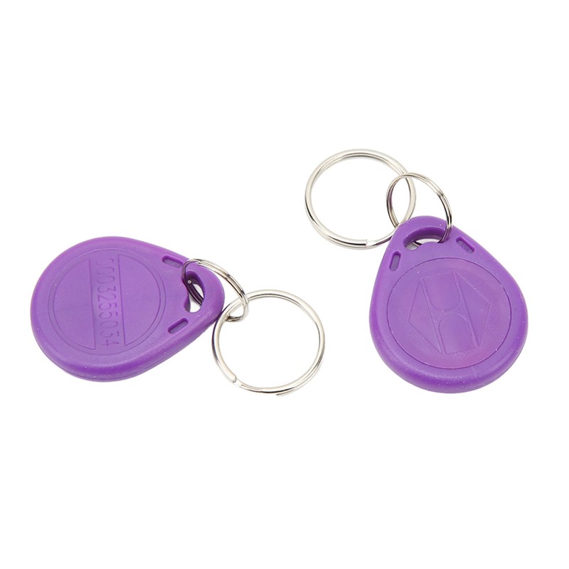 100PCS Door Lock Key Fobs 125KHz Read Only Smart Contactless