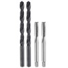 sourcing map Tap and Drill Bit Set, 2pcs M8 x