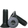 Hex Screw - Allen Screw - Flat Head Socket Screw - Alloy Steel - #8-36 x 1" - Thermal Black Oxide (Quantity: 100), Drive: Hex Socket, Head: Flat Head