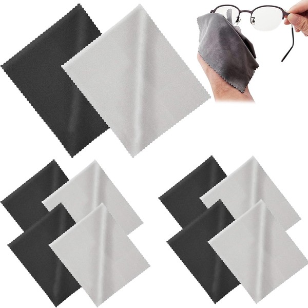 10 Glasses Cleaning Cloths in Optician Quality, 14.5 x 17.5