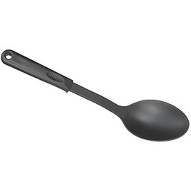 Norpro Nylon 12-Inch Solid Spoon, Pack of 1, Black