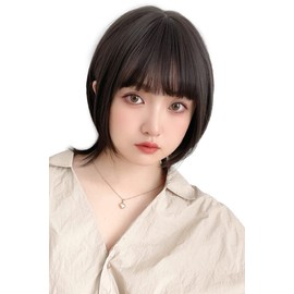 Bright Lara hf1514-BC Short Bob Full Wig, Wig, Wig, Wig, Wolf, Flashy Hair, Ear-hook