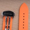 StrapHabit Quick Release Deployant Rubber Watch Strap For Large and