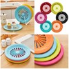 Young Wolf 24Pcs 6 Colors Heavy Duty Plastic Paper Plate