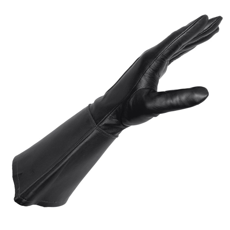 Tough Gloves Enforcer Unlined Leather Gauntlet, TD650HP Black Size 7