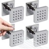Shower Body Spray Solid Brass Massage Jets Wall Mount, Matte